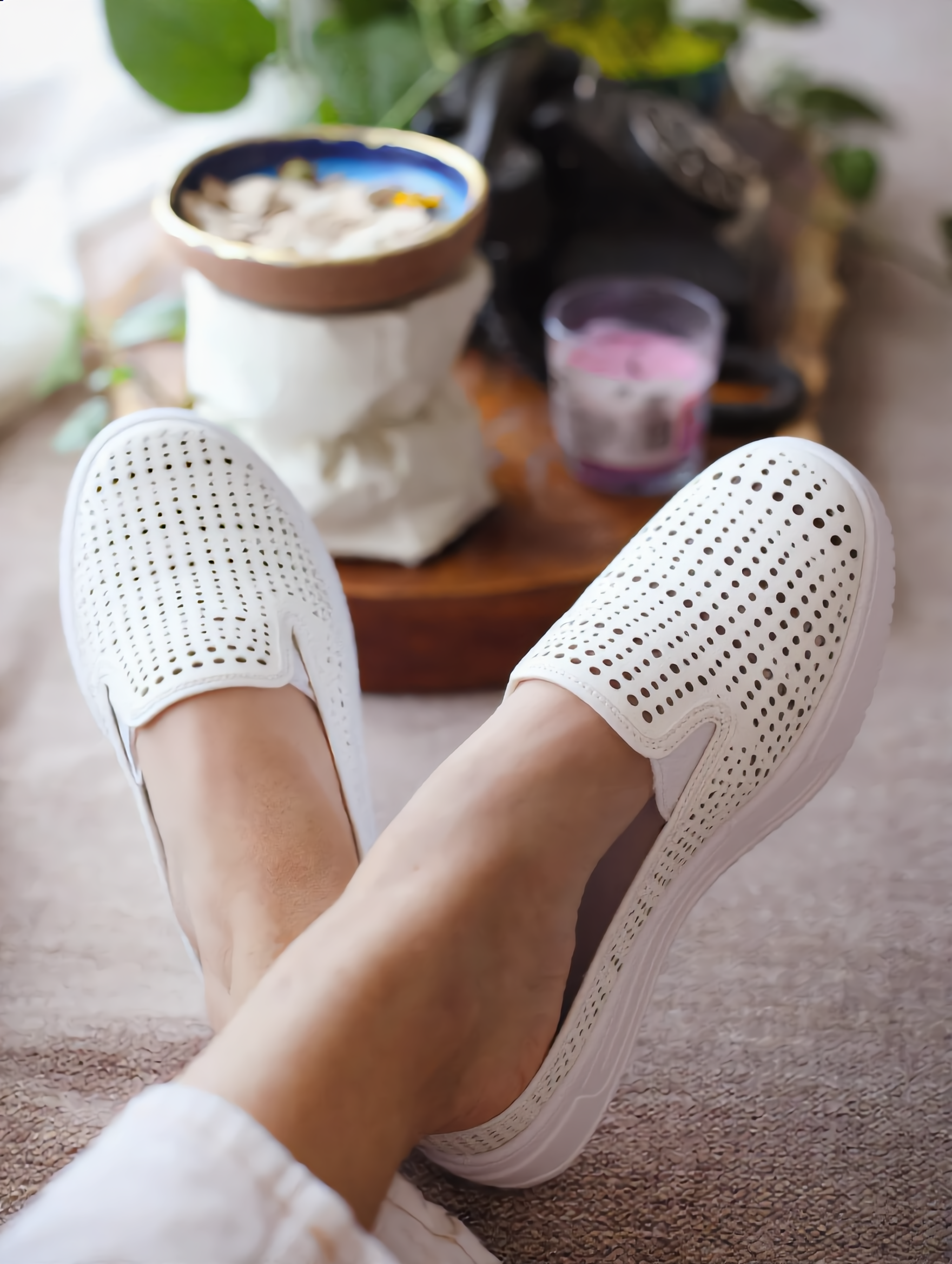The Breeze Loafer - White